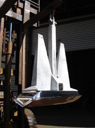 Manson Hiding Anchor/Galv. with SS base plate 270kg
