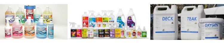 Yacht Cleaning Products MARPOL compliant and other natural products