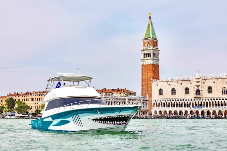 VEEM Gyro test vessel currently prowling Venice