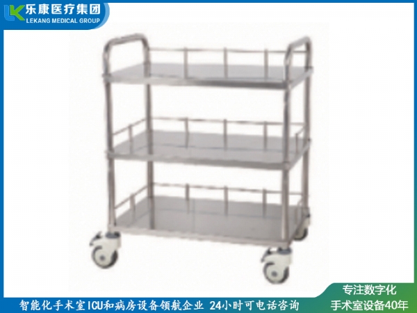 [B10]不锈钢三层器械台车