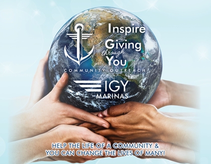 Image forIGY MARINAS LAUNCHES ITS 2ND ANNUAL INSPIRE GIVING THROUGH YOU SUMMER EVENT