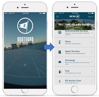 Image forIGY MARINAS PARTNERS WITH INNOVATIVE BOATING SERVICE APPLICATION, BOATYARD