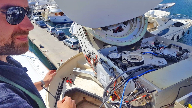 VSAT field work