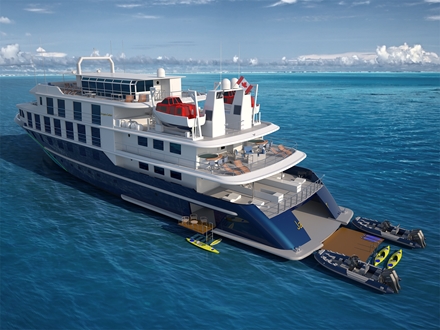 Image for180 ft. (55m) mini cruise ship under construction