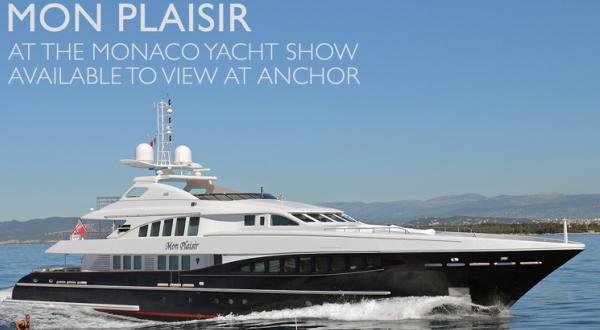 Image forMON PLAISIR at the Monaco Yacht Show available to view at anchor