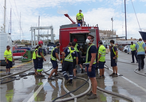 Image forSTP Shipyard Palma reinforces its security policy in case of emergency