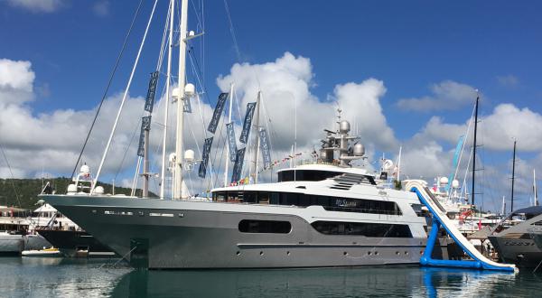 Image forCelebrities enjoy a yachting New Year in St Barts