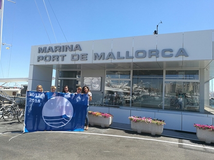 Image forThe Blue Flag will be raised for another year in Marina Port de Mallorca